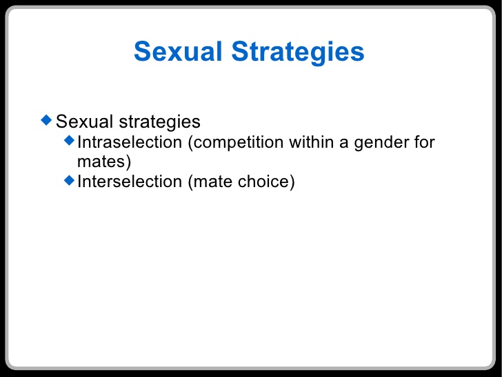Sexual Strategies