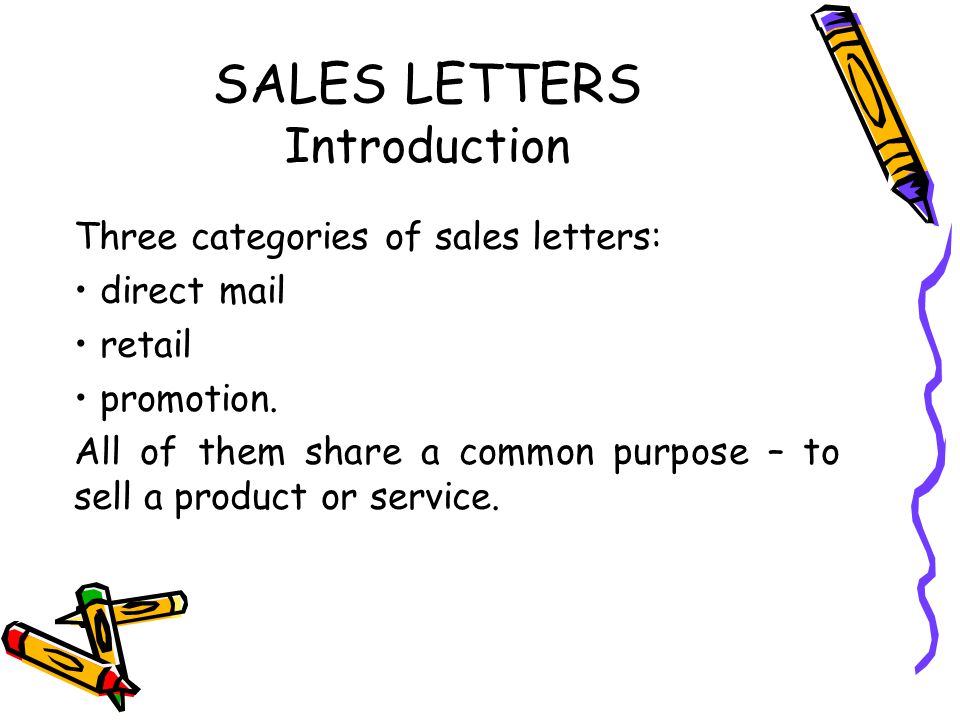 An Introduction To Sales Letters