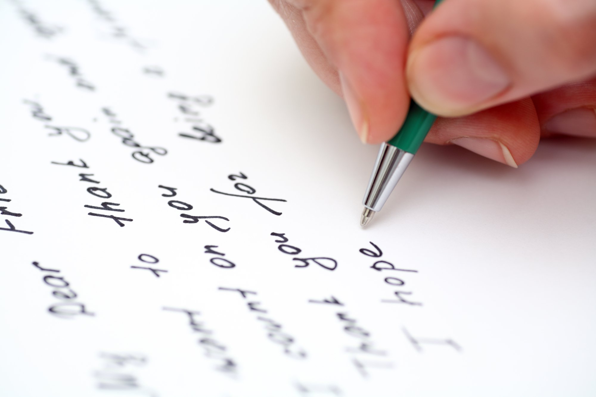 The Lost Art of Hand Writing