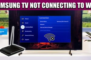 How to fix Samsung TV Not Connecting to Internet