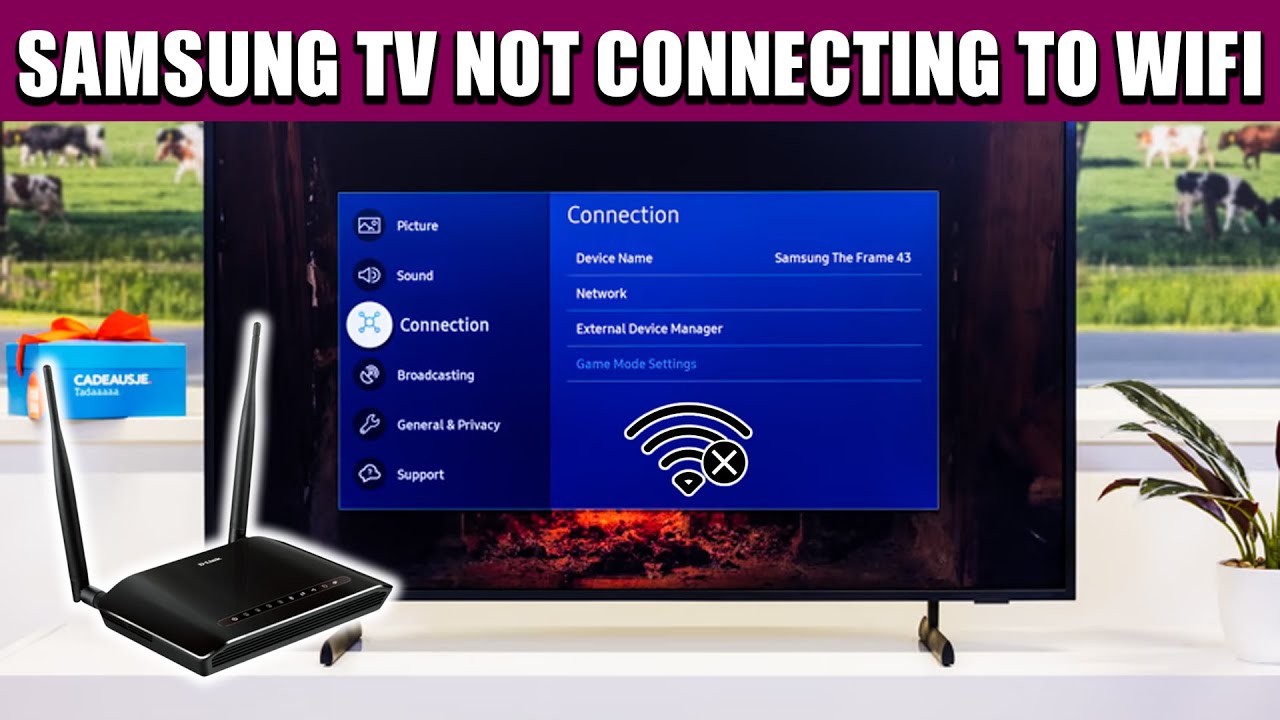 How to fix samsung tv not connecting to internet