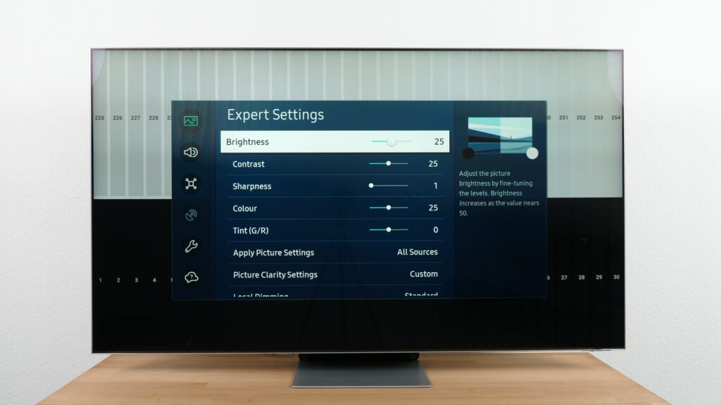 How to adjust picture settings on samsung qled tv