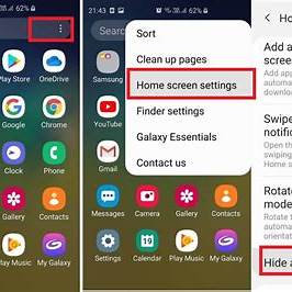 How to hide apps on samsung galaxy without uninstalling