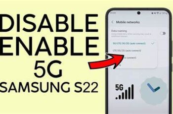 How to Enable or Disable 5G on Samsung Phone