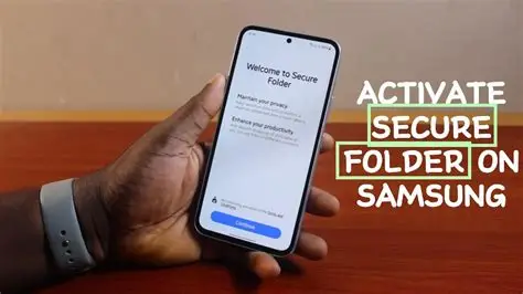 How to activate secure folder on samsung